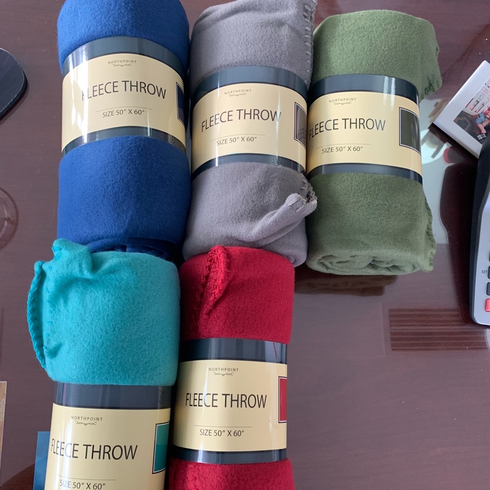 50”x60” fleece throw